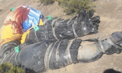 Así fueron encontrados los cuerpos/Foto. RRSS