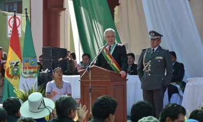 Sesión de honor en conmemoración del 257 aniversario de Sacaba. Foto: Vicepresidencia del Estado Plurinacional