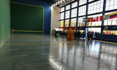 Cancha deportiva de pelota vasca en Sacaba, Cochabamba. Foto: RRSS