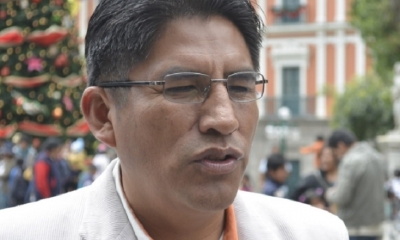 Félix Patzi, gobernador de La Paz/Foto. RRSS
