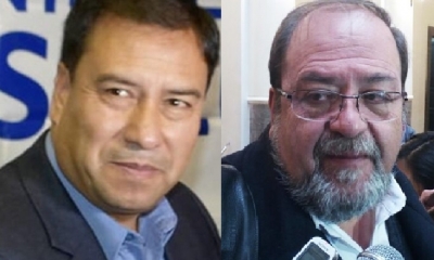 Ministros Rodolfo Rocabado y Roberto Aguilar/Foto. Kandire 
