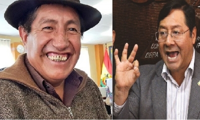 Rafael Quispe amenazó al actual candidato del MAS, Luis Arce.