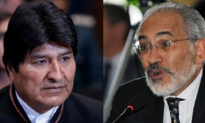 Evo Morales y Carlos Mesa. Foto: Internet