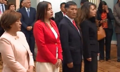 Los posesionados son exautoridades/Foto. Captura de pantalla