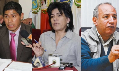 Mamani, Uriona y Costas/Foto. Kandire.bo
