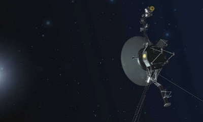 La sonda espacial Voyager 2 fue lanzada al espacio en 1977 desde el centro espacial de Cabo Cañaveral. | Fuente: NASA
