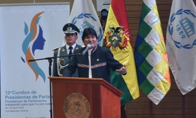 Presidente Evo Morales. Foto: ABI