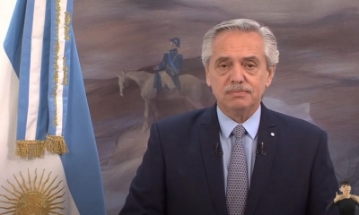 El presidente de Argentina, Alberto Fernández