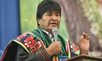  El presidente boliviano Evo Morales