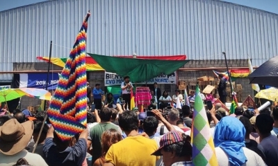 El expresidente Evo Morales ayer en Argentina. | @evopueblo