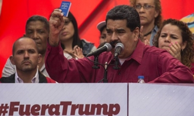 Nicolás Maduro responde al anuncio de Donald Trump. 