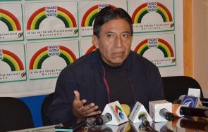 El secretario general de la Alianza Bolivariana para los Pueblos de Nuestra América (ALBA), David Choquehuanca