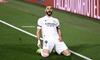 El Real Madrid es más líder liguero tras imponerse 3-0 en el campo del Mallorca, con doblete de Karim Benzema