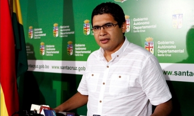 Vladimir Peña, secretario de Gobierno de la Gobernación de Santa Cruz. Foto: RRSS