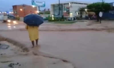 Así quedaron las calles de El Torno/Foto. Kandire