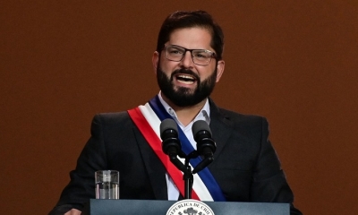 El Presidente de la República de Chile, Gabriel Boric