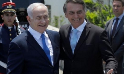 Benjamín Netanyahu y Jair Bolsonaro/Foto. RRSS