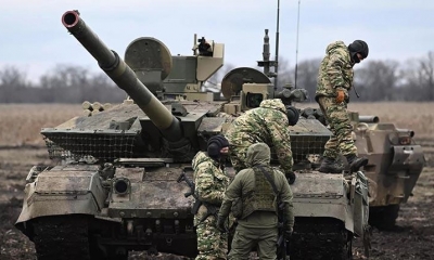 Militares rusos en campaña contra Ucrania. | Cortesía