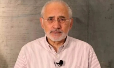 El candidato a la presidencia por CC, Carlos Mesa. Foto: Captura