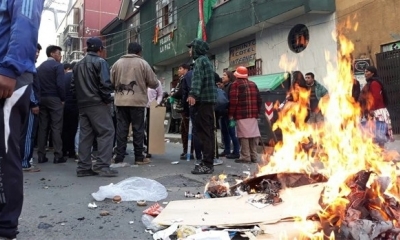 Hubo destrozos en la Fejuve. Foto: ERBOL.