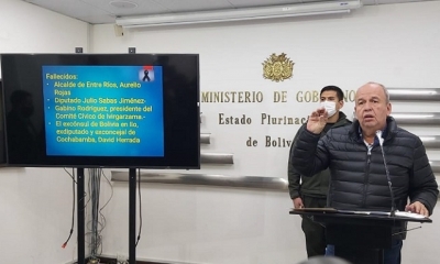 El ministro de Gobierno, Arturo Murillo