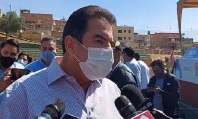 El alcalde Manfred Reyes Villa. 