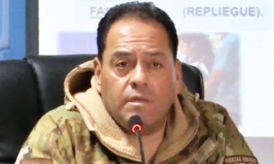 El excomandante en Jefe de las Fuerzas Armadas, Sergio Orellana