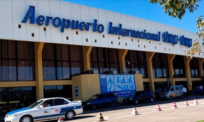 Vista del ingreso principal al aeropuerto de Santa Cruz de la Sierra