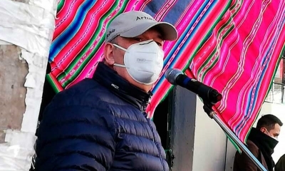 El ministro de Gobierno, Arturo Murillo