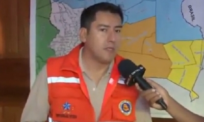 Ministro Zavaleta en San Ignacio/Foto. Captura de pantalla