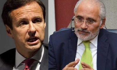 Jorge Quiroga Ramírez  y Carlos Mesa/Foto. Kandire