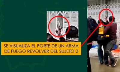 Fueron identificados en video.