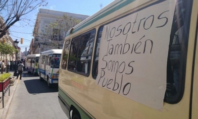 Micros en la ciudad de Tarija