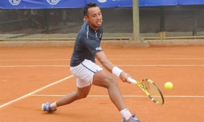 Hugo Dellien en el Challenger de Guayaquil. Foto: Challenger de Guayaquil.