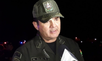 Alfonso Siles, Comandante Departamental de la Policía/Foto. RRAA