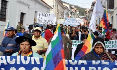 El diputado del Movimiento Al Socialismo (MAS), Franklin Flores, dijo que se espera que la marcha sea pacífica