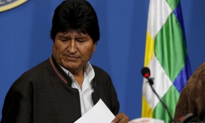El expresidente del Estado, Evo Morales