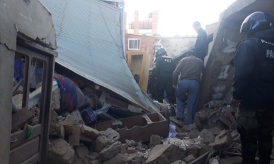 Así quedó la casa.