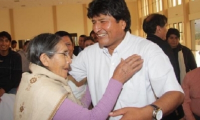 Evo Morales se encuentra en La Haya/Foto. ABI 