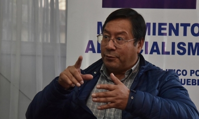El presidente electo Luis Arce