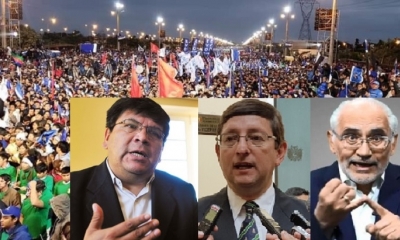 Edin Herrea, Óscar Ortiz, Carlos Mesa/Foto. Kandire