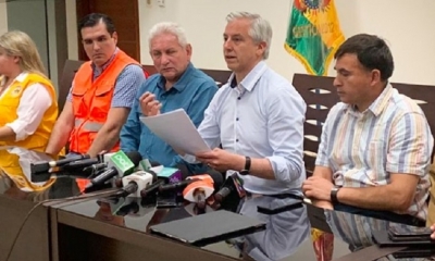 El vicepresidente brindó una conferencia de prensa/Foto. RRSS