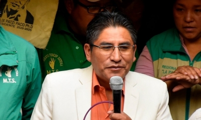 El gobernador de La Paz, Félix Patzi
