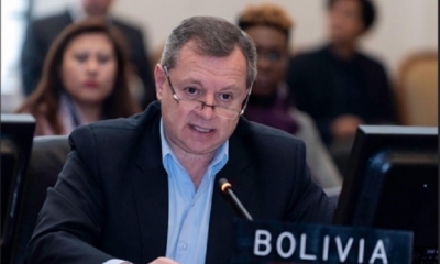 El embajador de Bolivia ante la Organización de Estados Americanos (OEA), José Alberto Gonzales