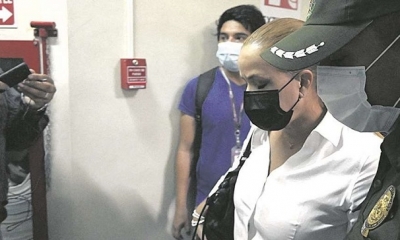 Angélica Sosa en el juzgado