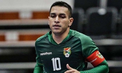 Romer Herrera, Capitán de la Selección Boliviana de Futsal.