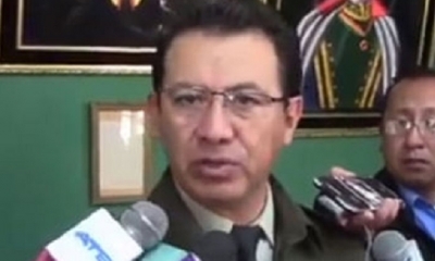 Rommel Raña, ex Comandante de la Policía de Oruro/Foto. RRSS