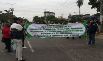 Los transeúntes se vieron perjudicados/Foto. RRSS