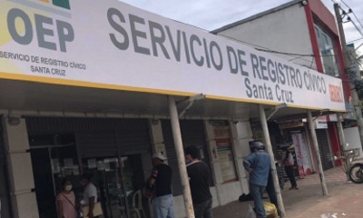 Las instalaciones del Servicio de Registro Cívico (Serecí). Foto: ABI.