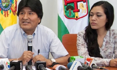 Evo Morales y Adriana Salvatierra/Foto. RRSS